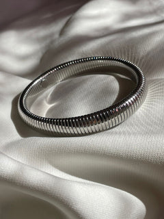 PULSERA AMANDA 10mm PLATA