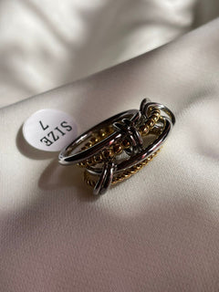 ANILLO TRIPLE TALLA 7