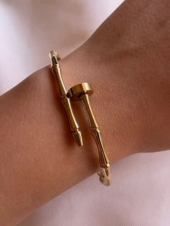 PULSERA CARTIER BAMBU DORADA