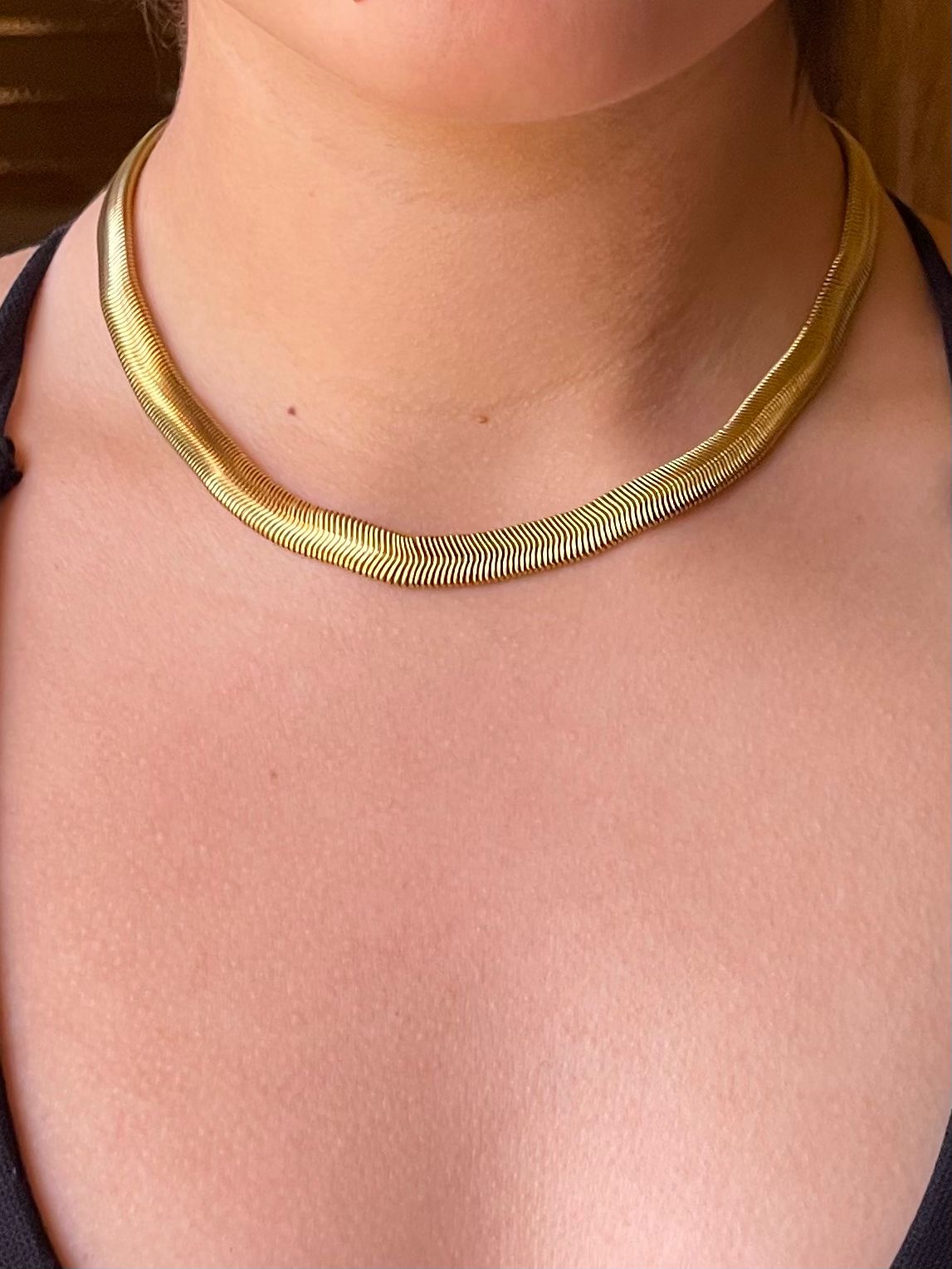 COLLAR SERPIENTE DORADO