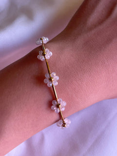 PULSERA FLORES BLANCAS