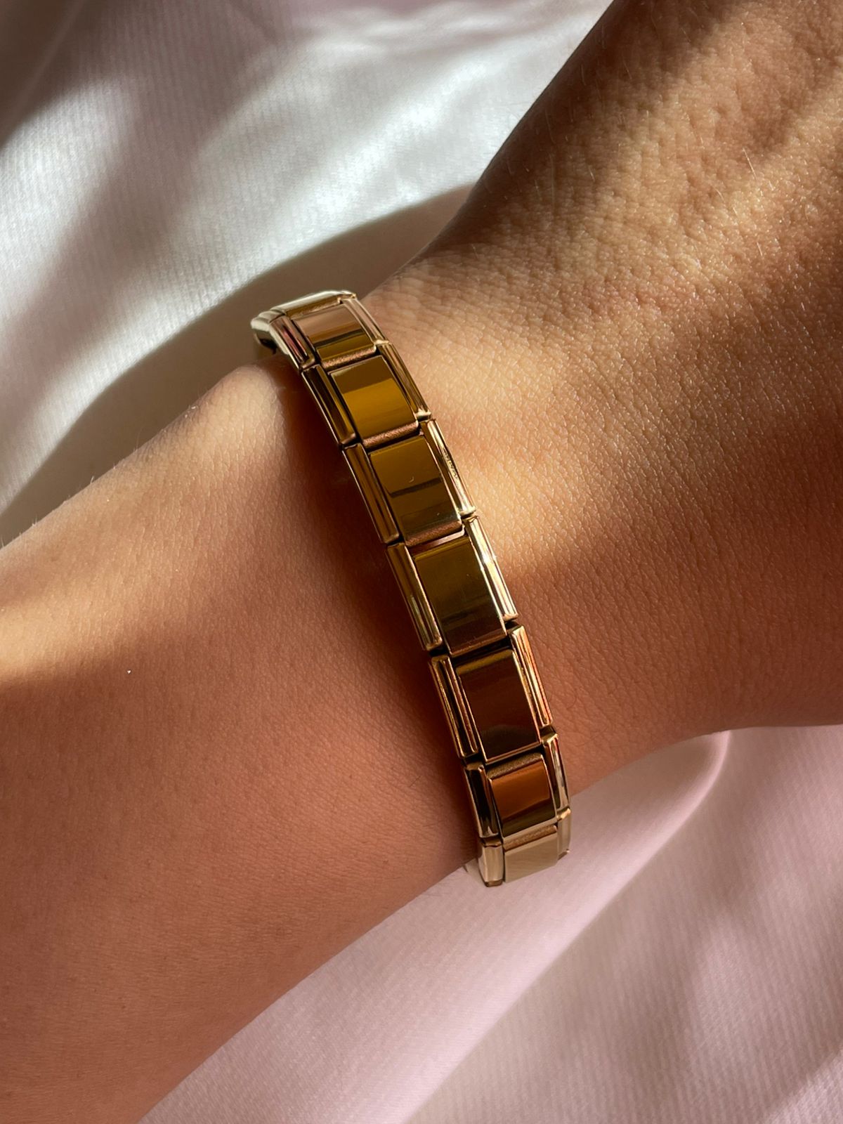PULSERA ITALIANA DORADA