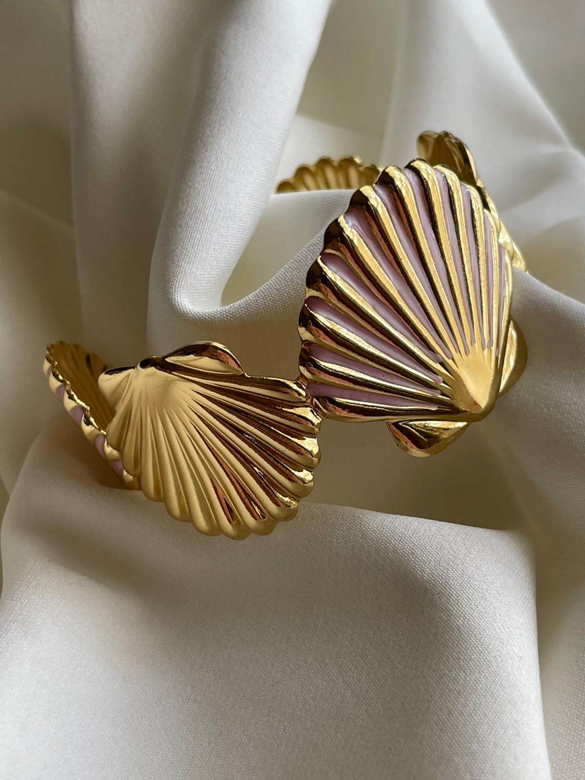 PULSERA CONCHA ROSITA