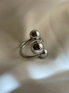 ANILLO CHUNKY TALLA 8 PLATA