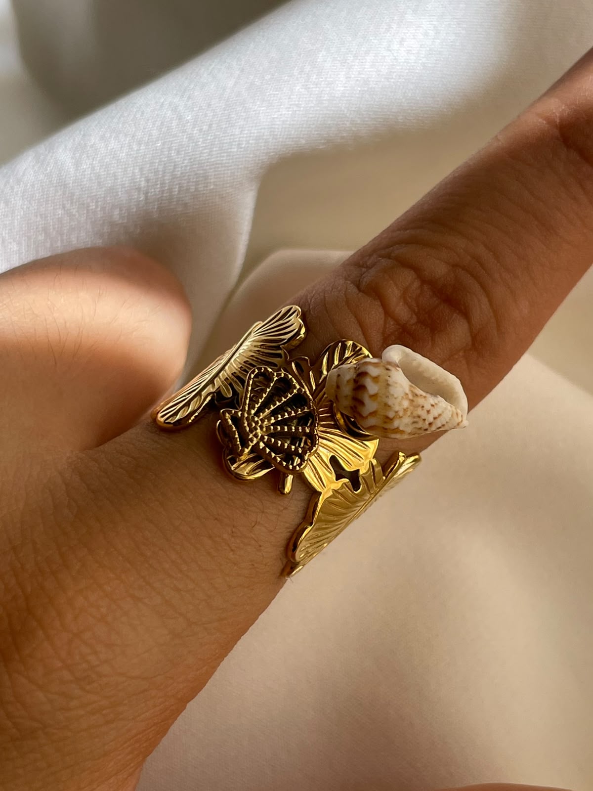 ANILLO CARACOLA MAR ANCHO
