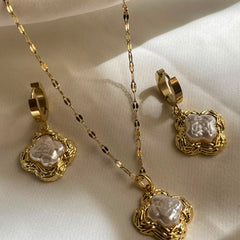 CONJUNTO TREBOL PERLA