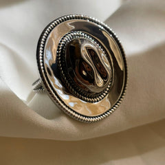 ANILLO SOMBRERO PLATA