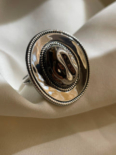ANILLO SOMBRERO PLATA