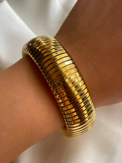 PULSERA AMANDA 20mm DORADO