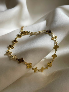 PULSERA TREBOL DELGADA