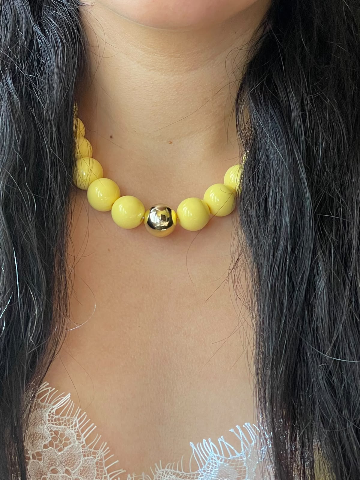 COLLAR CUENCAS AMARILLO