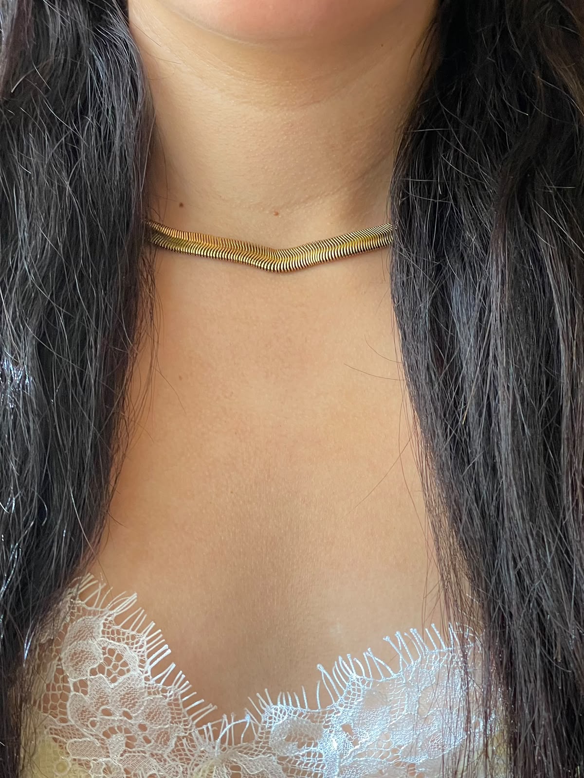 COLLAR SERPIENTE DORADA