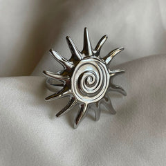 ANILLO SOL PLATA