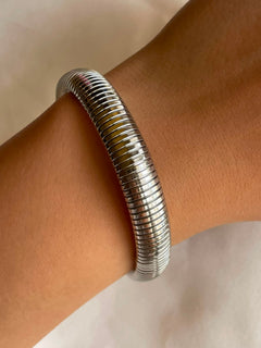 PULSERA AMANDA 10MM PLATA