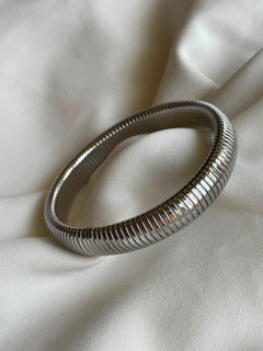 PULSERA AMANDA 10MM PLATA