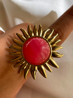 ANILLO SOL ROJO