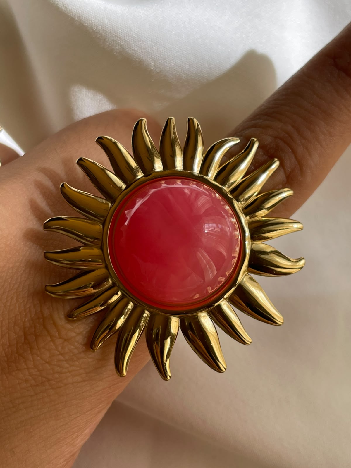 ANILLO SOL ROJO