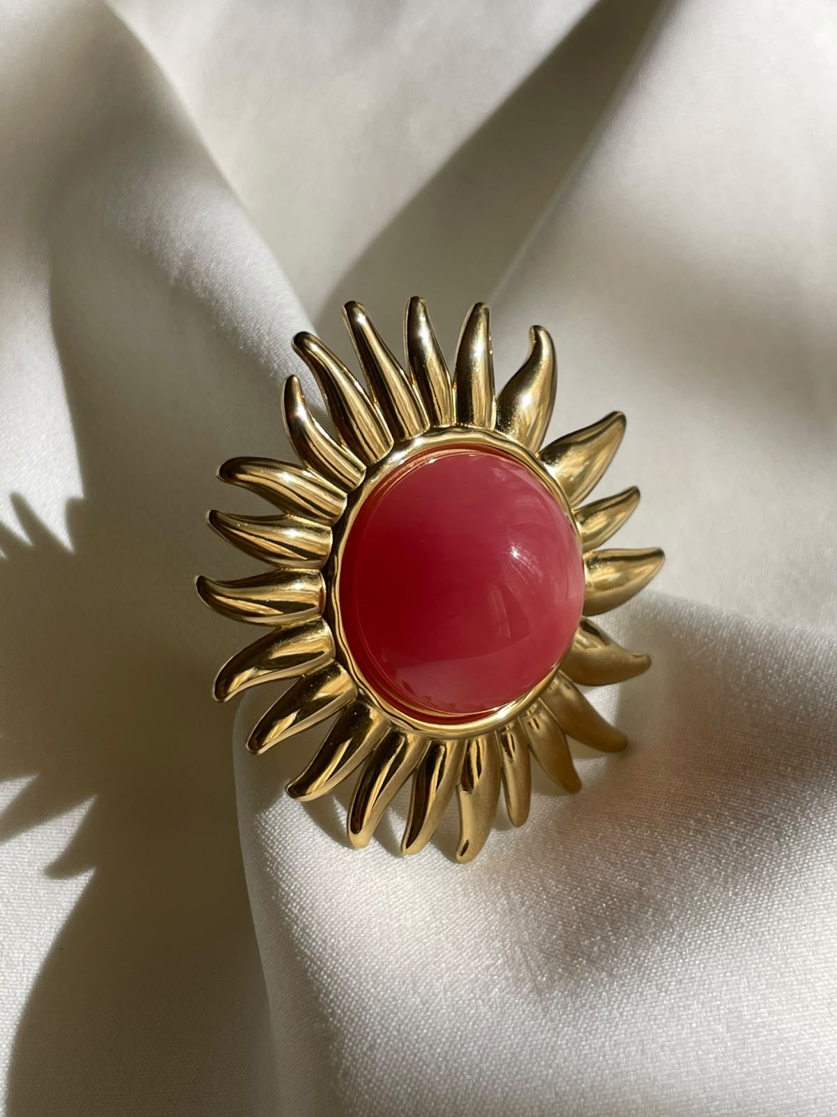 ANILLO SOL ROJO