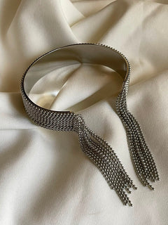PULSERA FLECOS PLATA