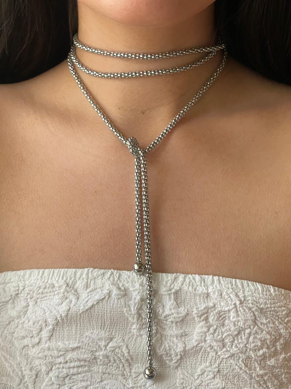 CORBATIN MULTIUSOS PLATA