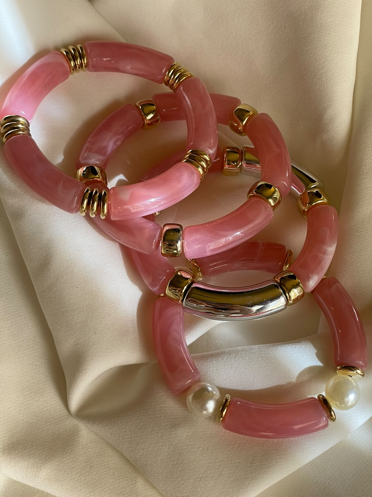 CONJUNTO 4 PIEZAS ROSA