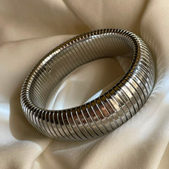 PULSERA AMANDA PLATA 20MM