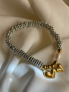PULSERA CORAZON FINA