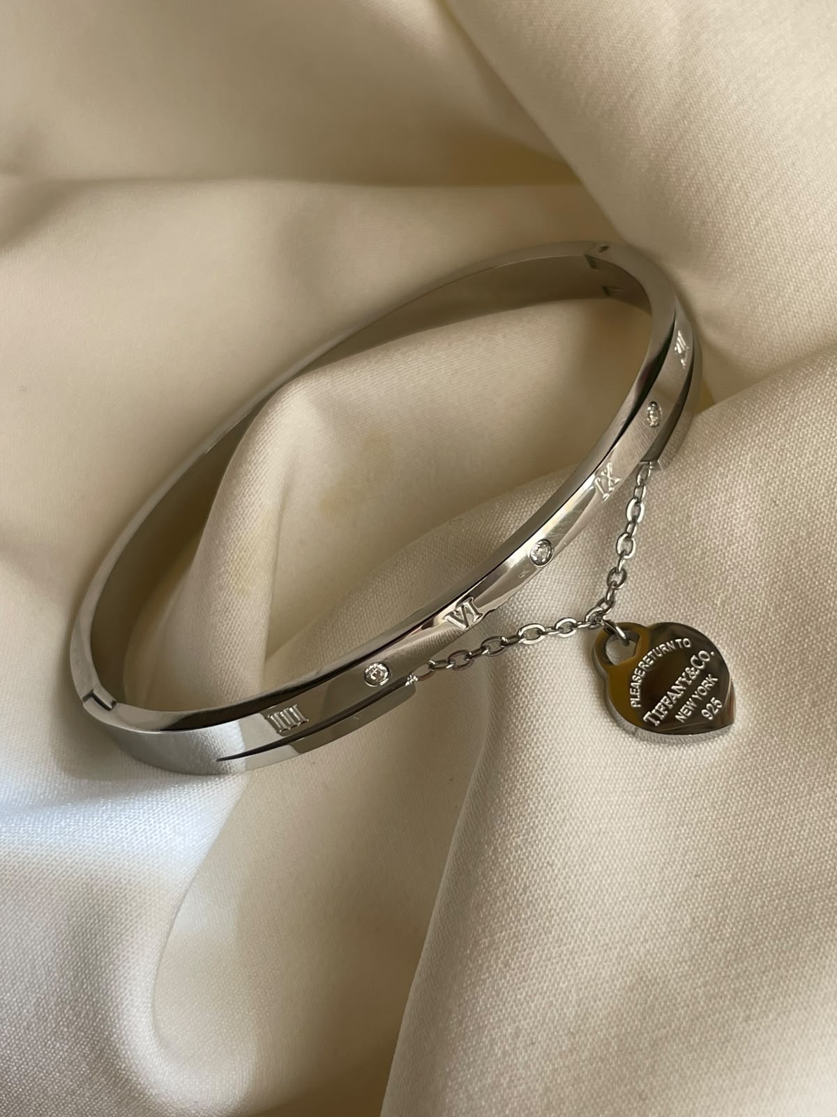 PULSERA TIFFANY PLATA