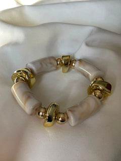 PULSERA RESINA BLANCA