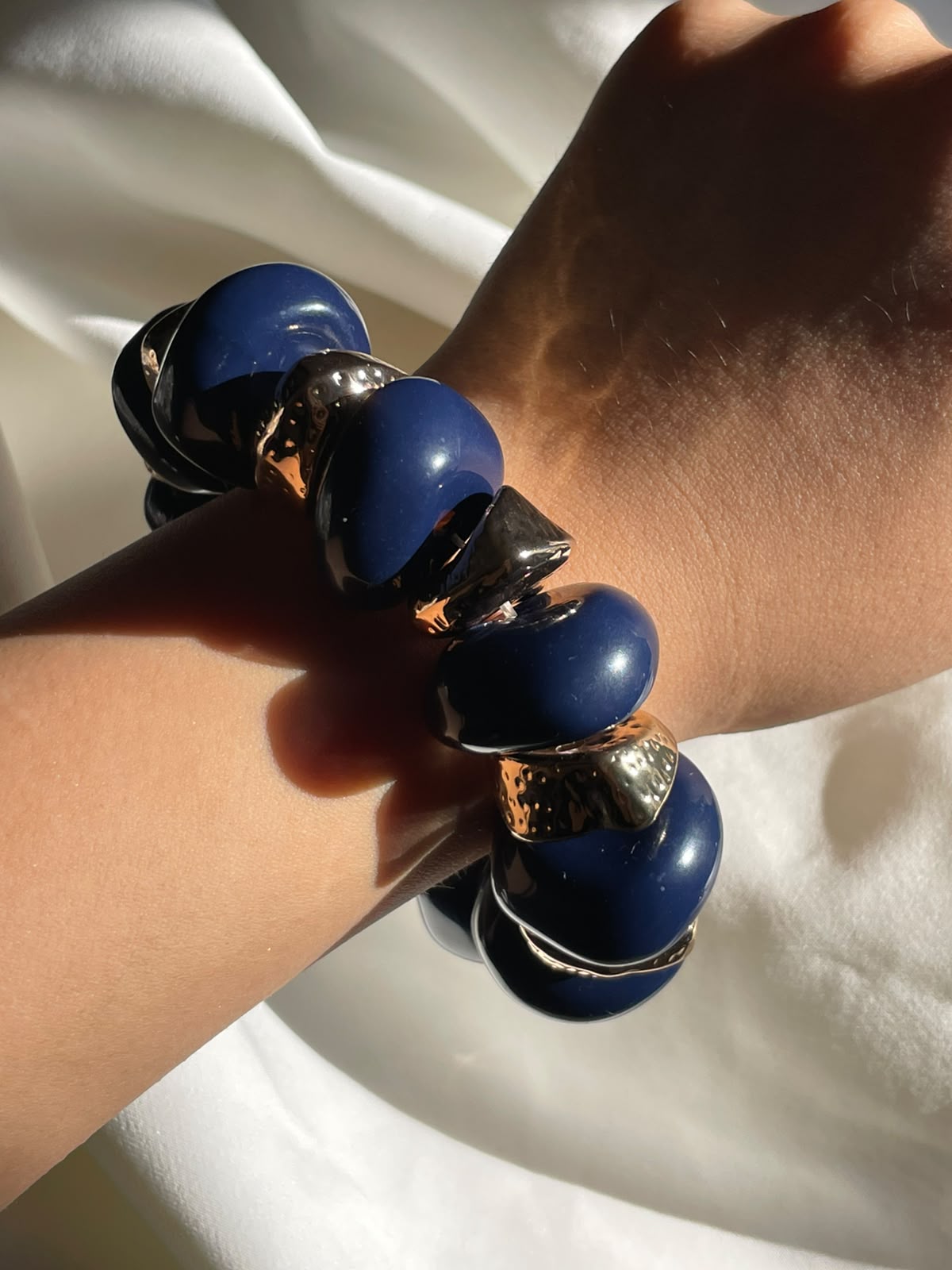 PULSERA RESINA AZUL