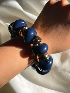 PULSERA RESINA AZUL