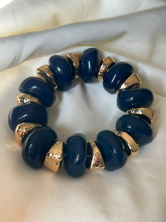 PULSERA RESINA AZUL