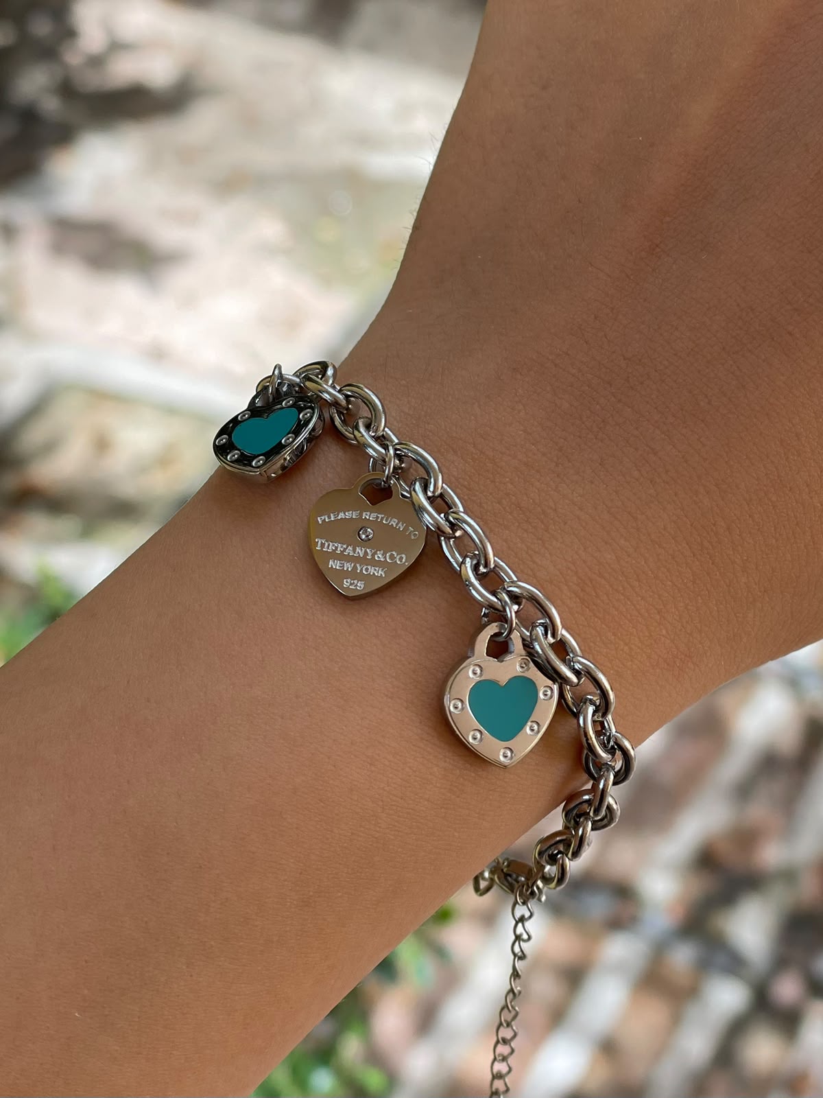PULSERA TIFFANY AZUL REGINA