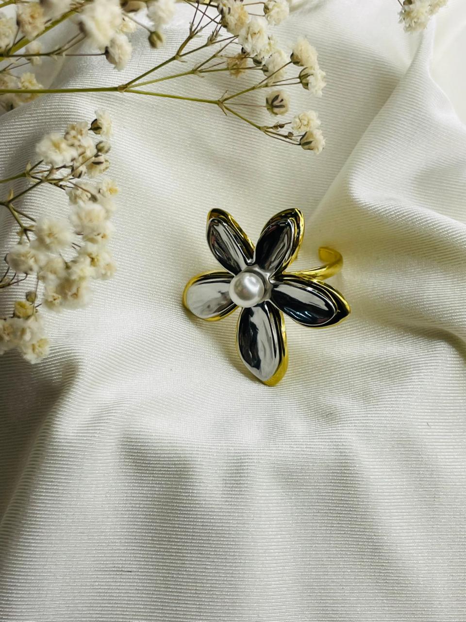 ANILLO FLOR COMBINADO