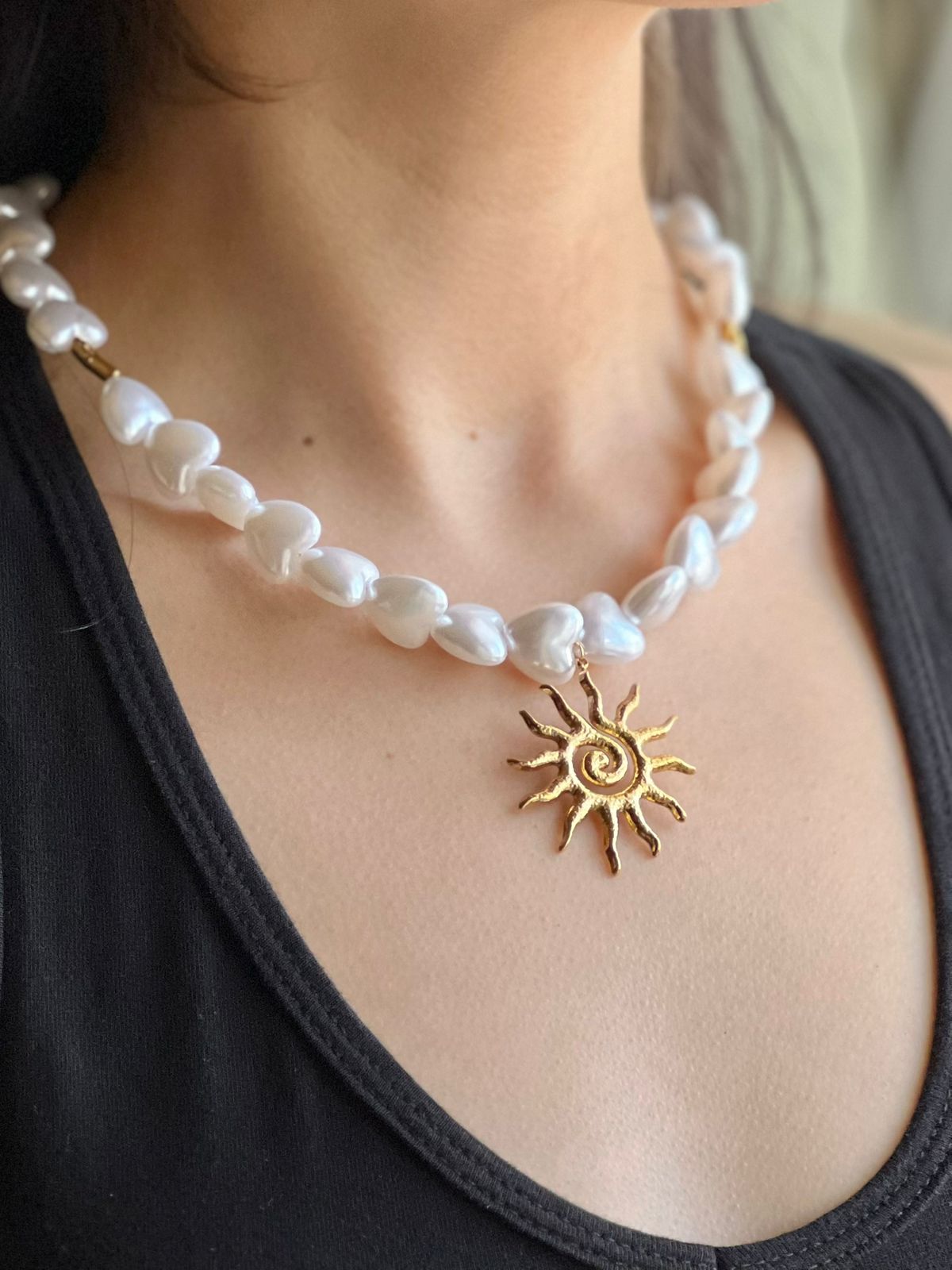 COLLAR SOL PERLA