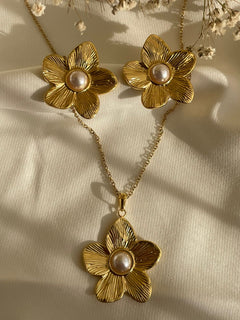 CONJUNTO FLOR PERLA