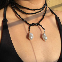 CORBATIN PERLA NEGRO