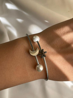PULSERA NIEVE PLATA