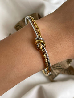 PULSERA NUDO COMBINADA