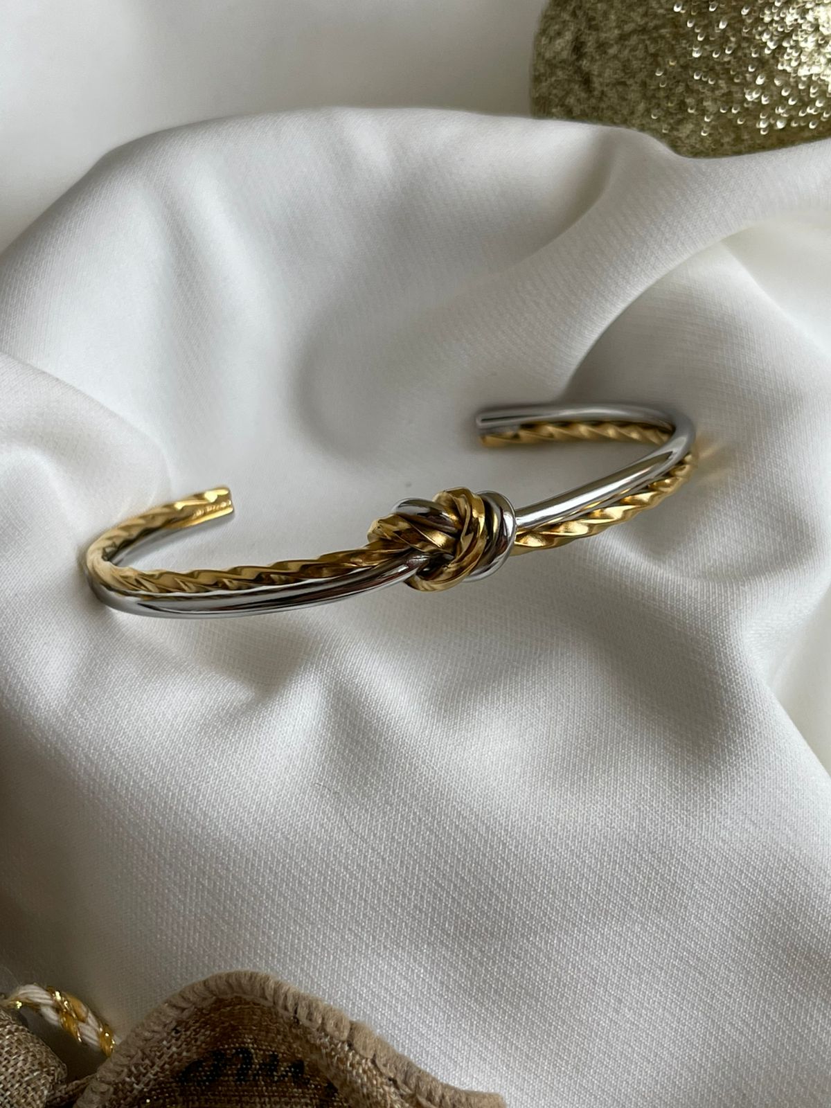 PULSERA NUDO COMBINADA