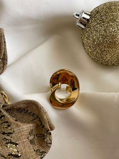 ANILLO CHUNKY DORADO