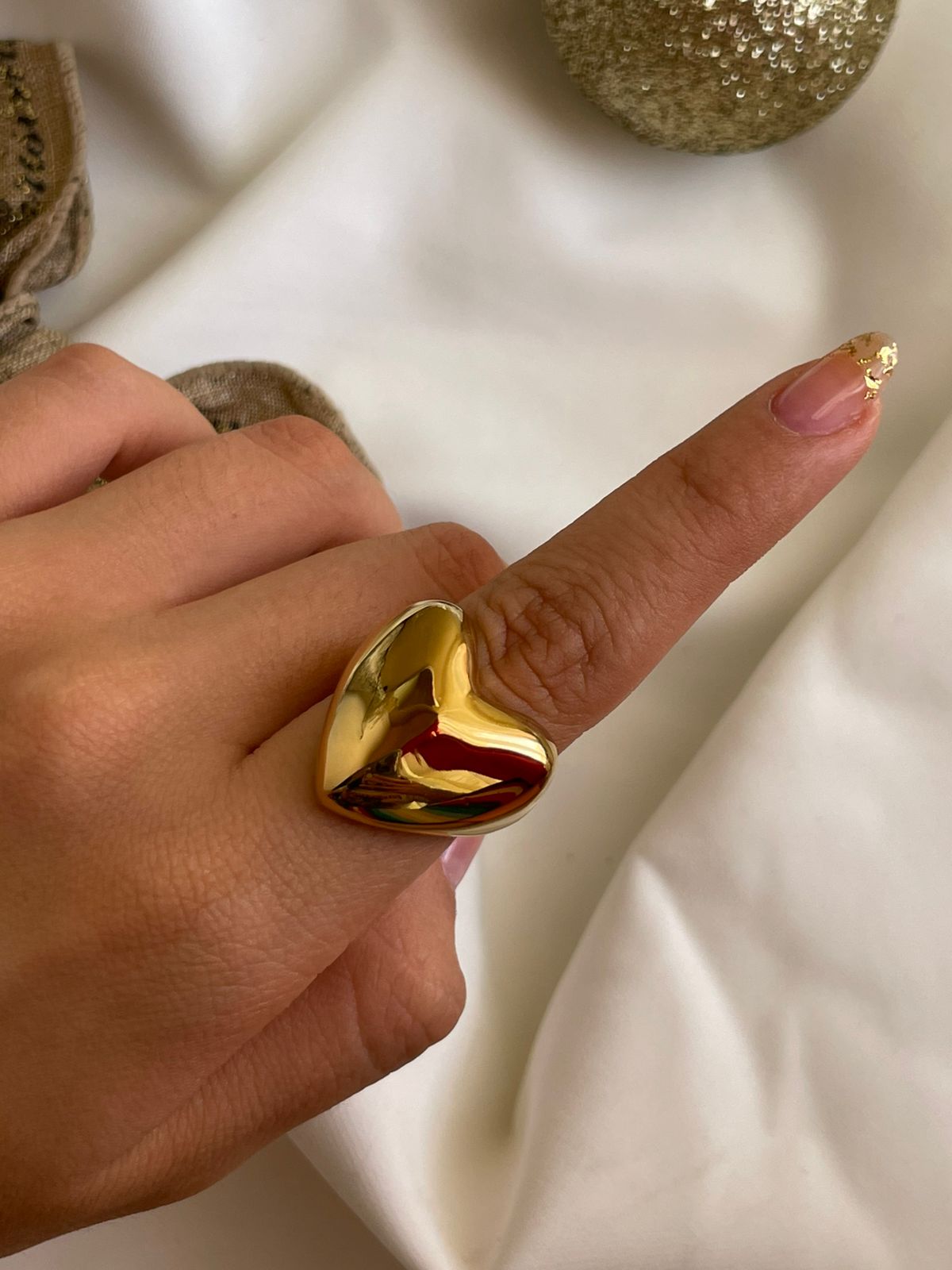 ANILLO CORAZON CHUNKY