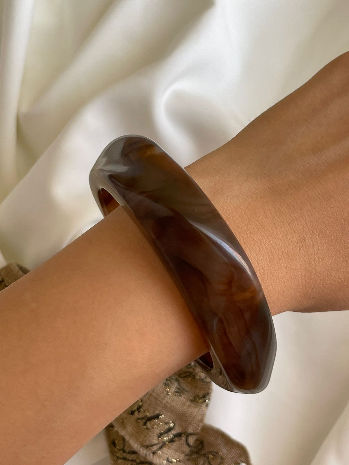 PULSERA CHUNKY BROWN