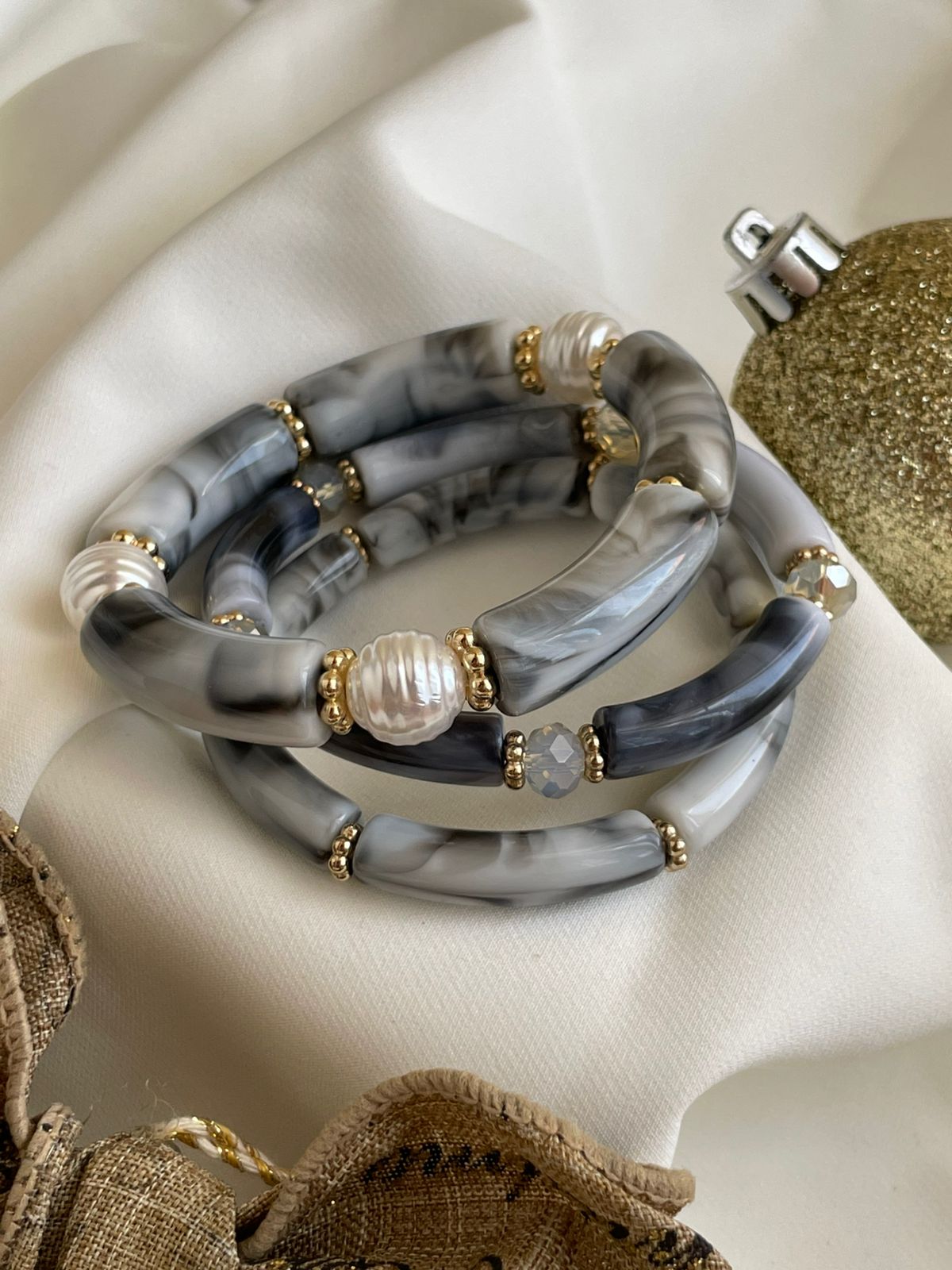 CONJUNTO DE 3 MARMOL