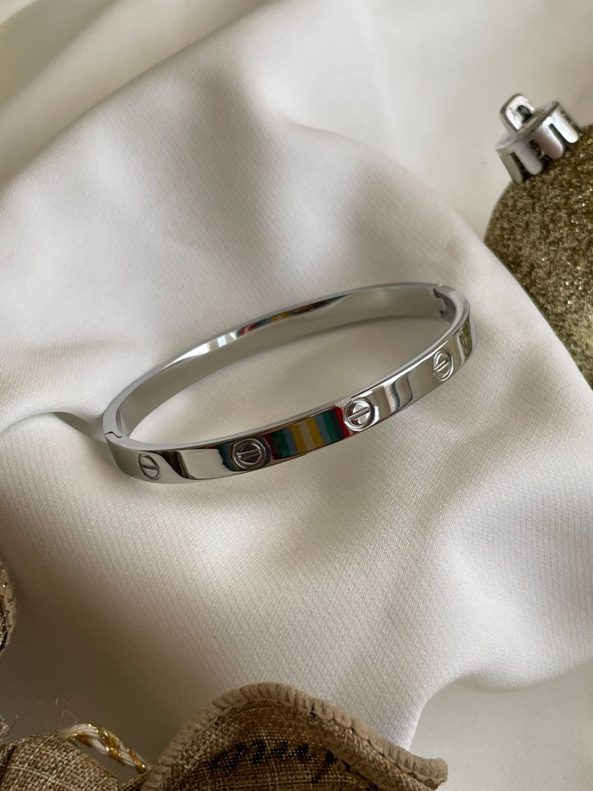 BRAZALETE CARTIER PLATA