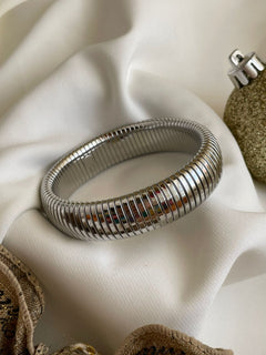 PULSERA CHUNKY PLATA 16mm