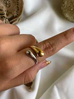 ANILLO DOBLE GOTA COMBINADO