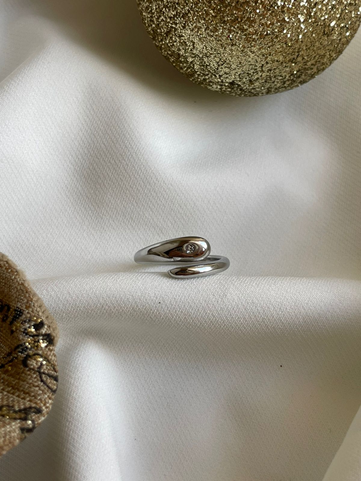 ANILLO SERPIENTE PLATA