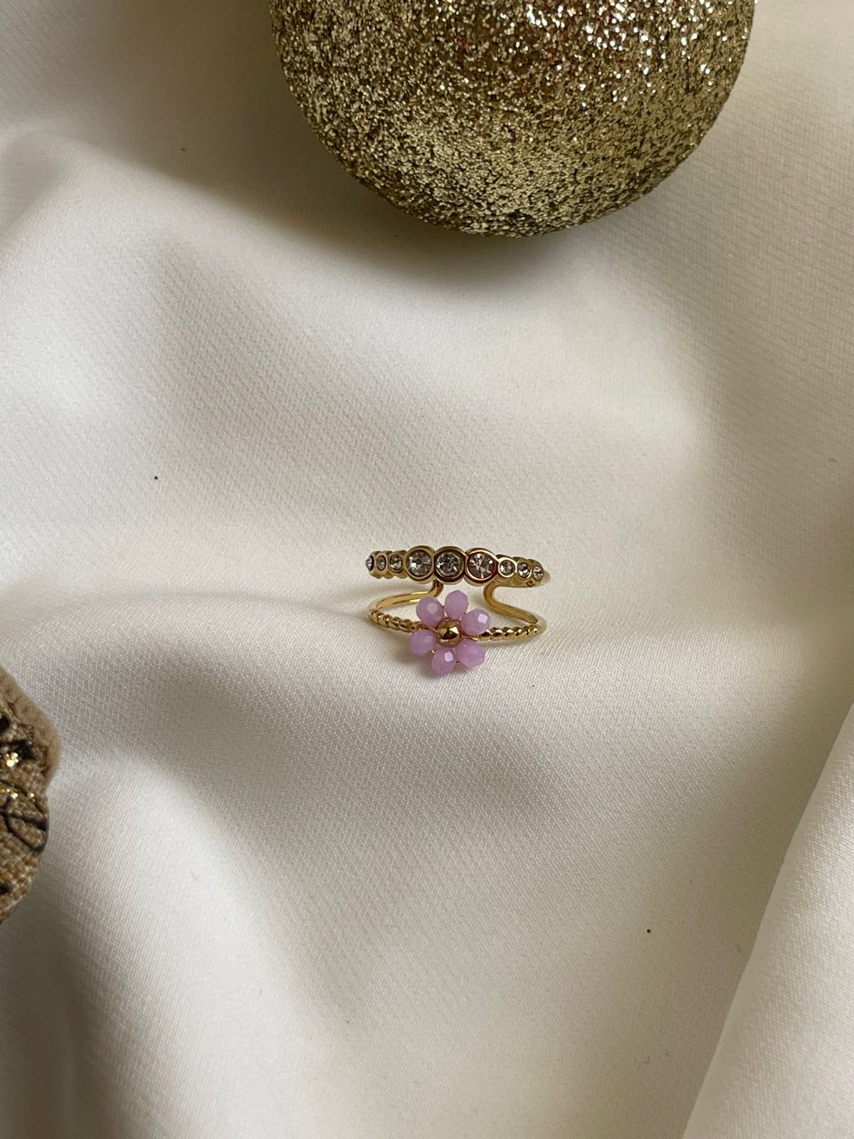 ANILLO FLOR BRILLANTE