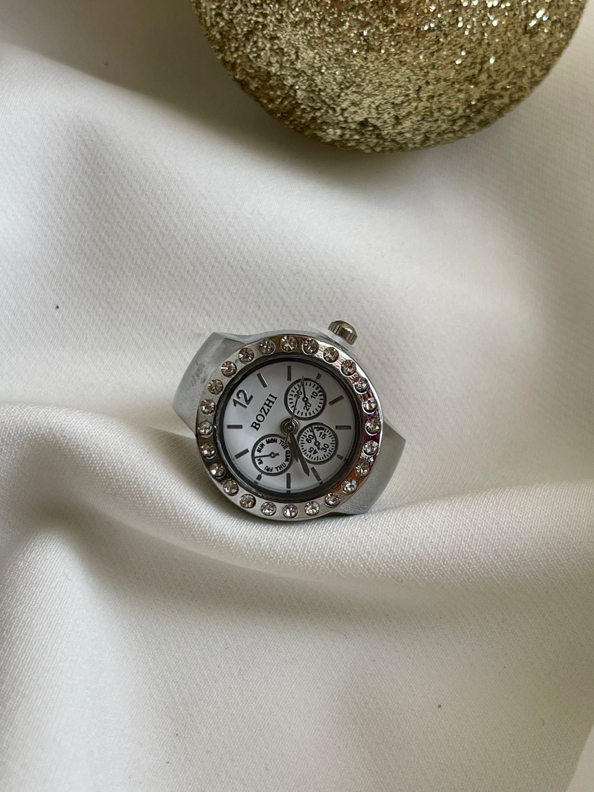ANILLO RELOJ PLATA